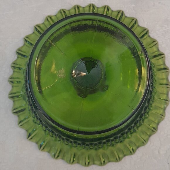 VTG Fenton Hobnail Footed Compote - Picture 3 of 3